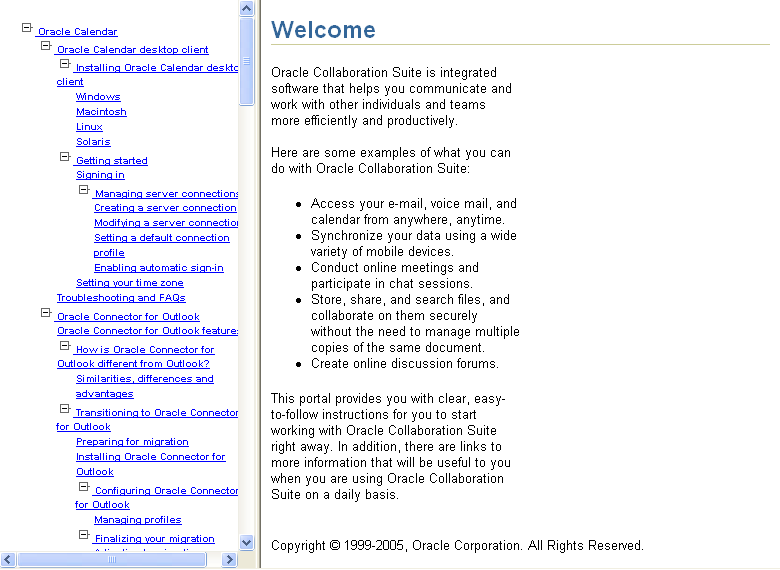 The web conferencing application window.