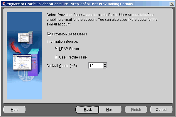 user provisioning options